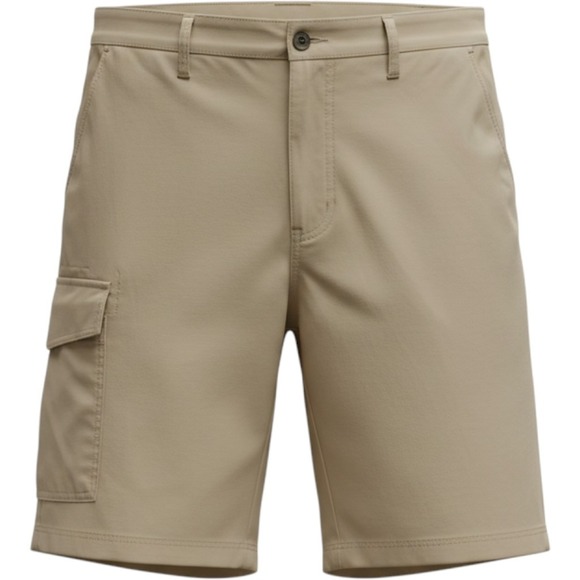 Pebble Beach Other - Pebble Beach Performance Mens Golf Shorts Tan Khaki Size 44 Stretch Flat Front